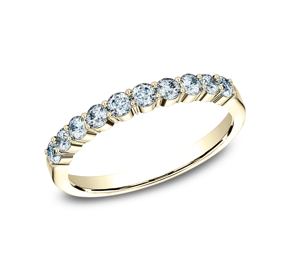 THE STUNNER 2.5mm 14K Yellow Benchmark men's wedding band