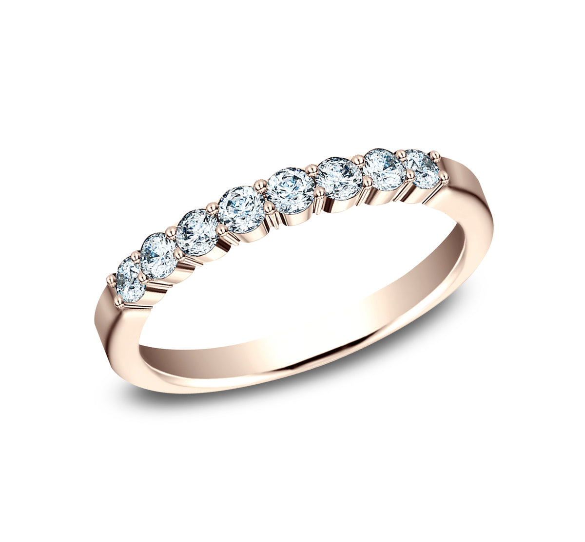THE GODDESS 2.5mm 14K Rose Benchmark men's wedding band