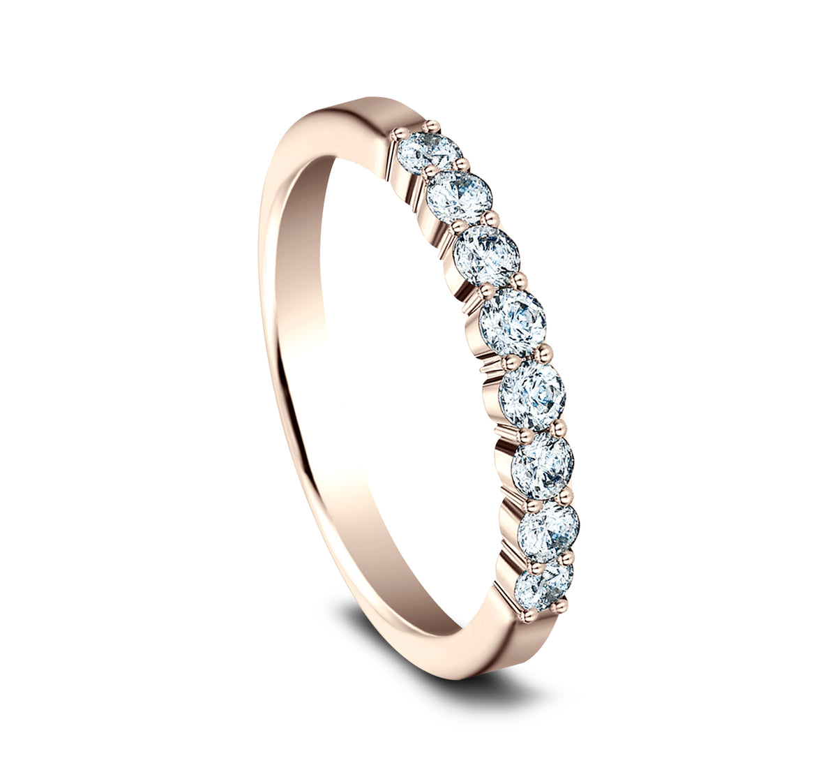 THE GODDESS 2.5mm 14K Rose Benchmark men's wedding band