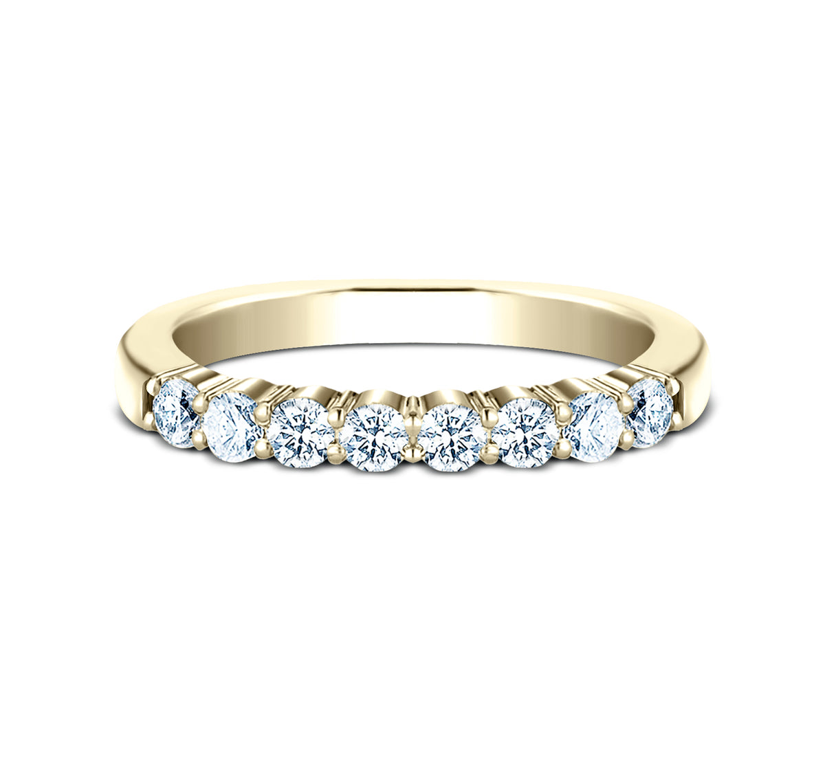THE GODDESS 2.5mm 14K Yellow Benchmark men's wedding band