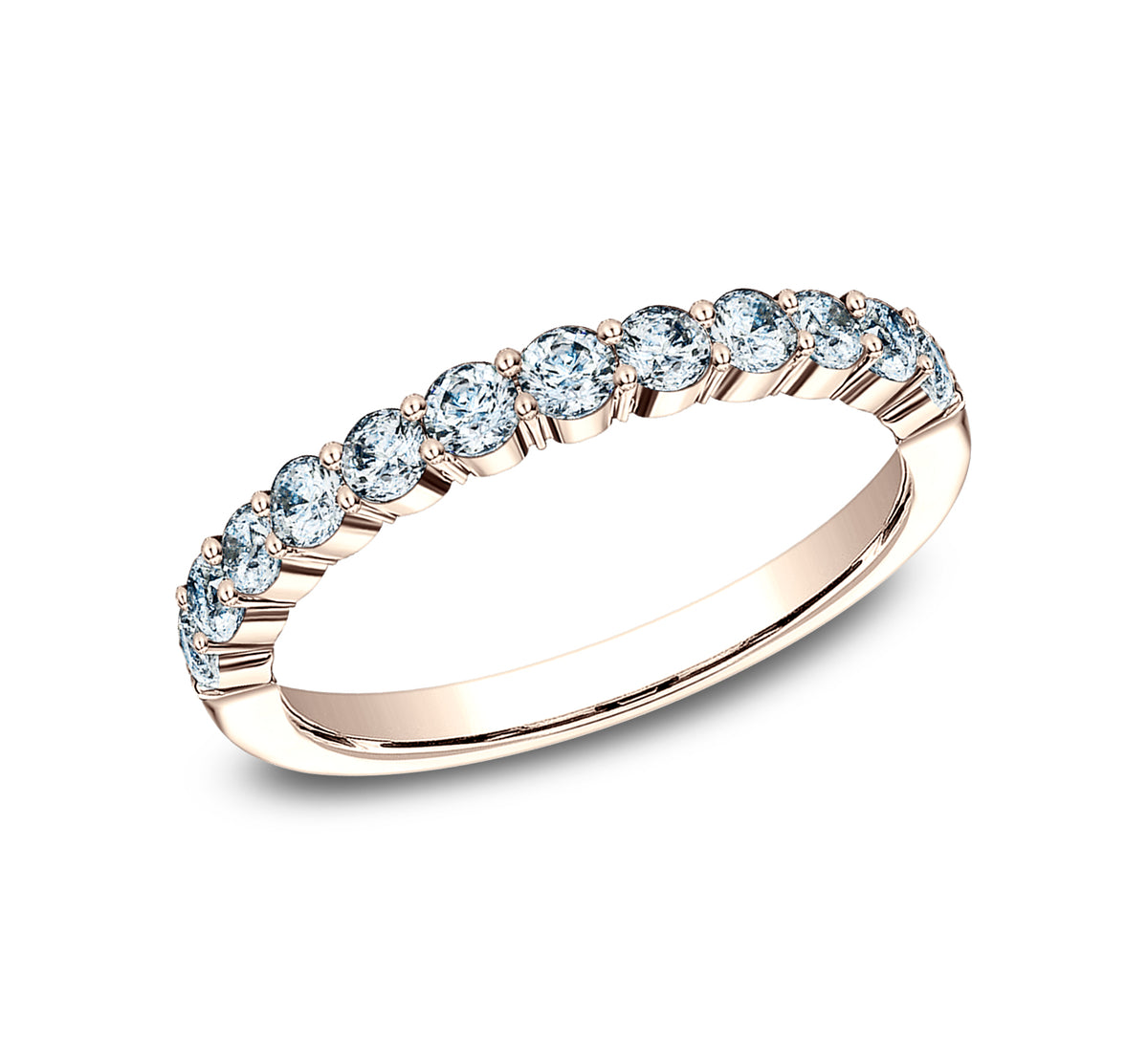THE ZORA 2.5mm 14K Rose Benchmark men's wedding band
