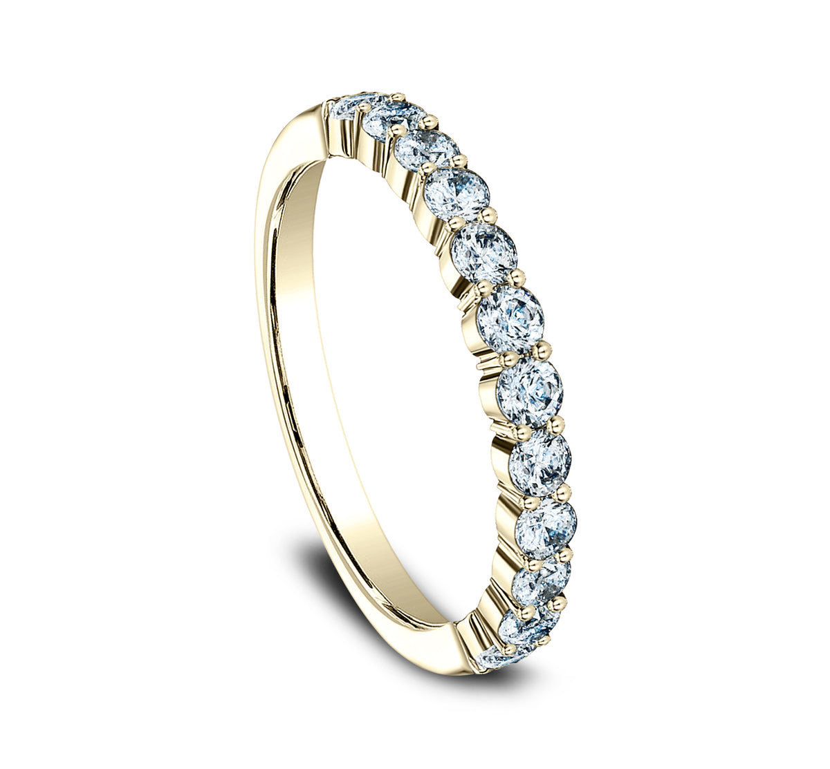 THE ZORA 2.5mm 14K Yellow Benchmark men's wedding band