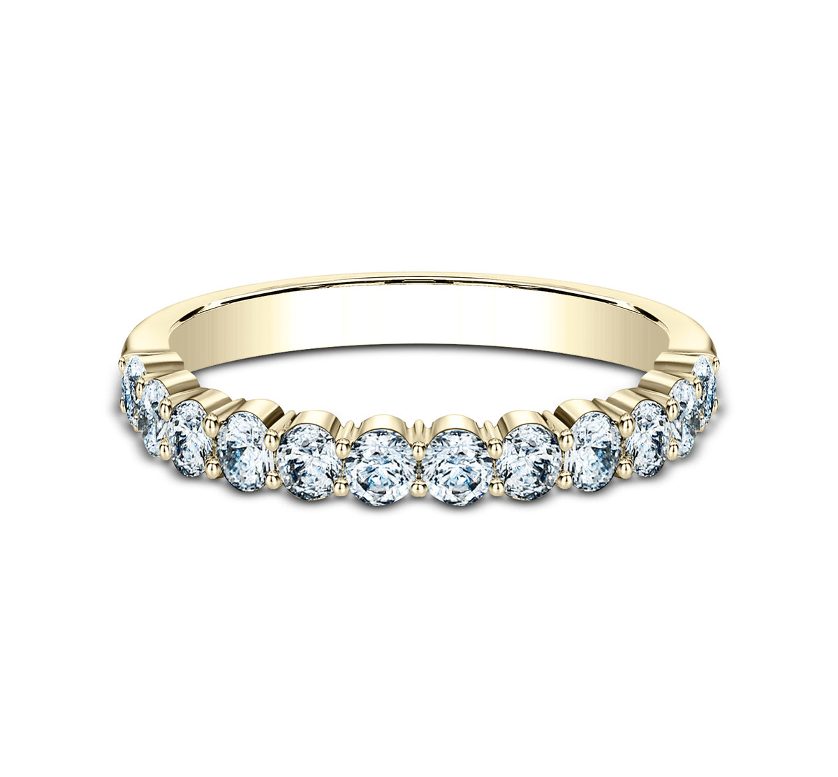 THE ZORA 2.5mm 14K Yellow Benchmark men's wedding band
