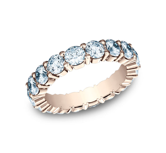THE CHARMER 4mm 14K Rose Benchmark men's wedding band