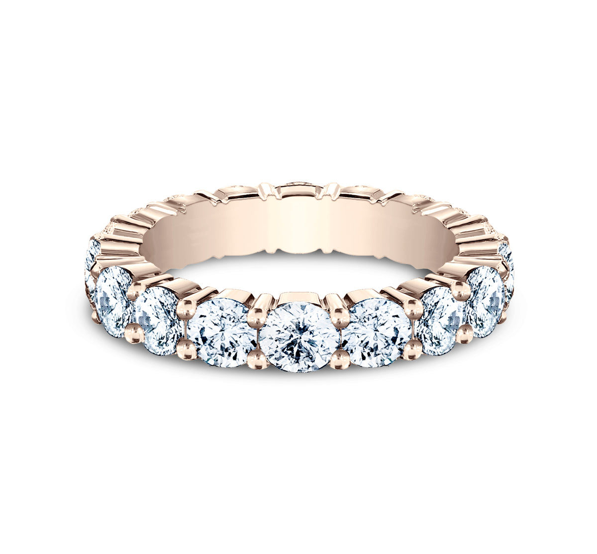 THE CHARMER 4mm 14K Rose Benchmark men's wedding band