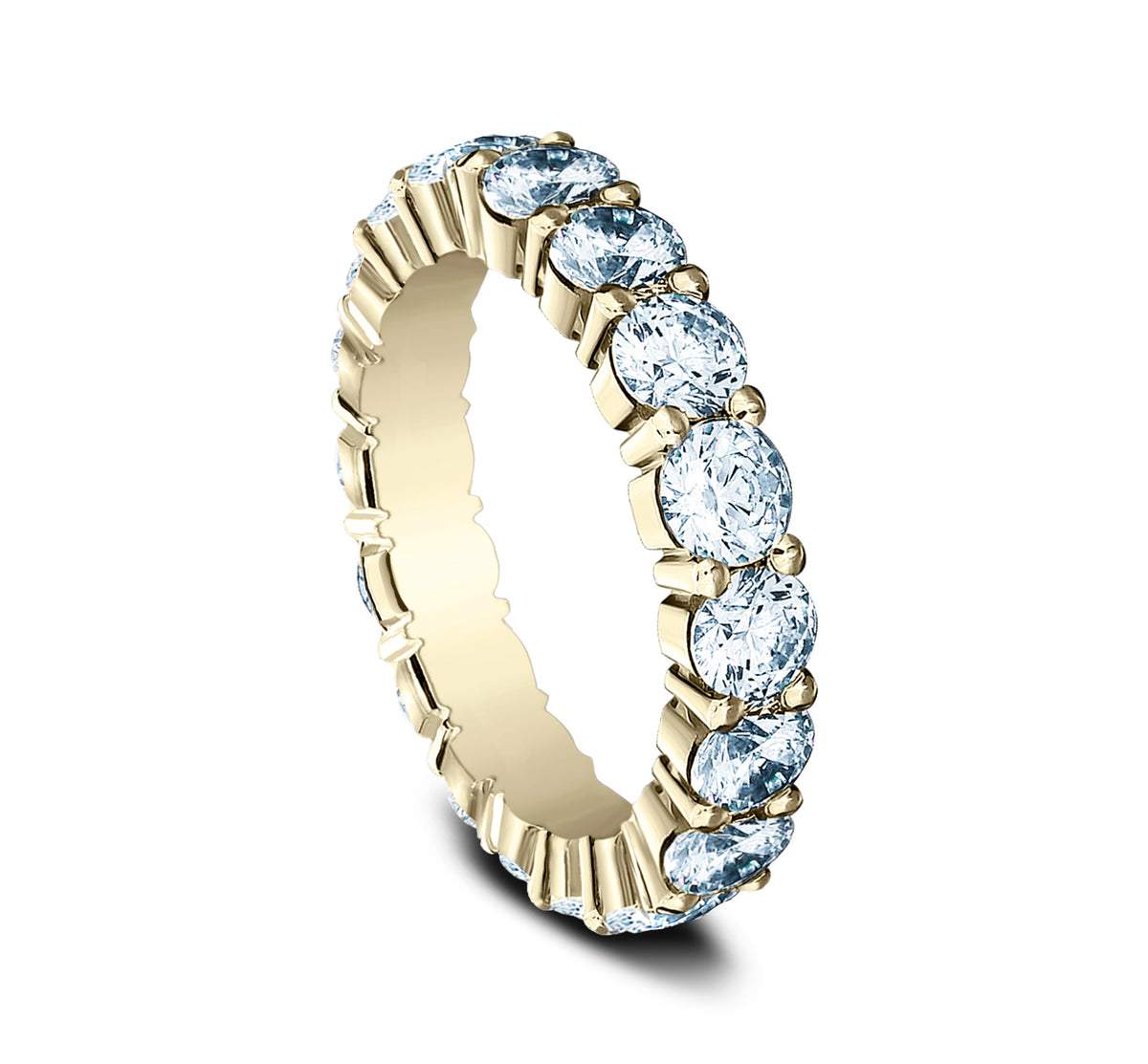 THE CHARMER 4mm 14K Yellow Benchmark men's wedding band