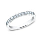THE HARPER 2mm 14K White Benchmark men's wedding band