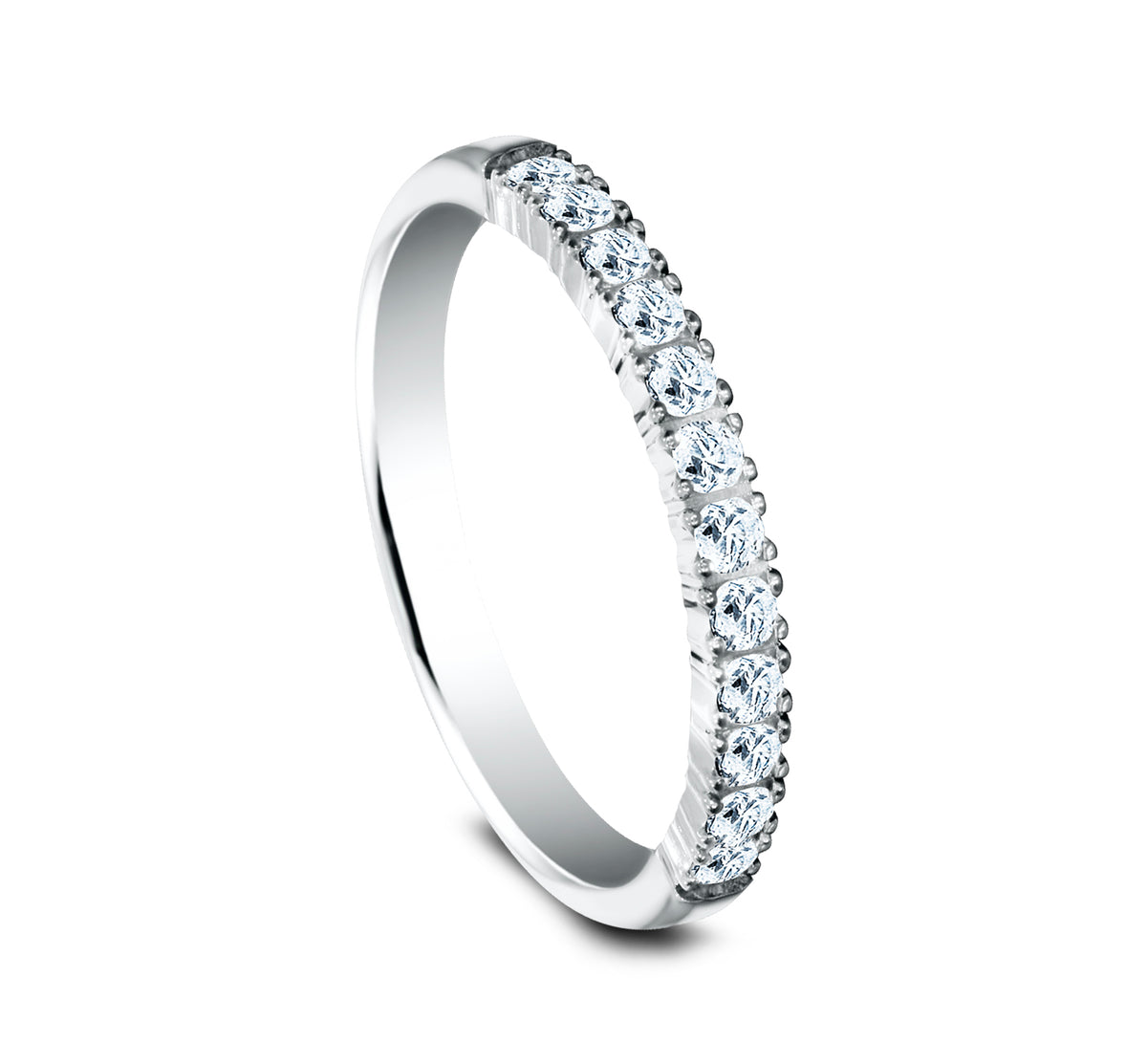 THE LUNA 2mm 14K White Benchmark men's wedding band