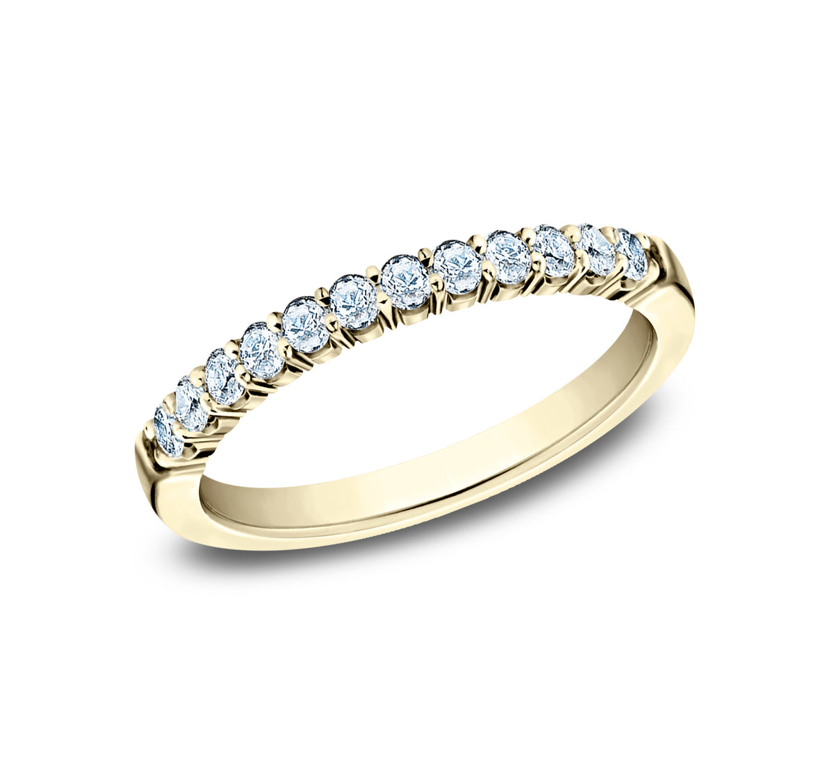 THE ZOE 2mm 14K Yellow Benchmark men's wedding band