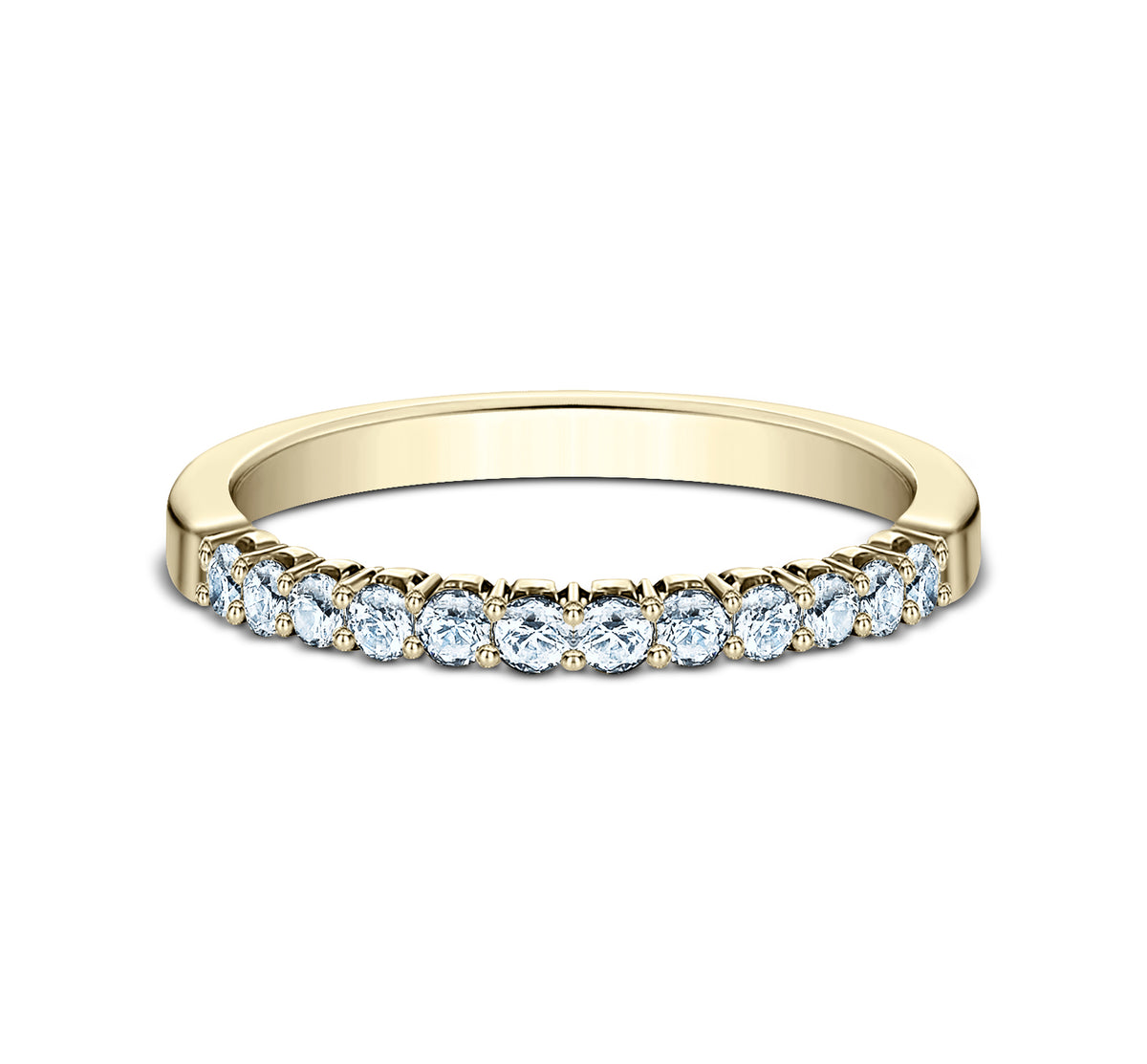 THE ZOE 2mm 14K Yellow Benchmark men's wedding band