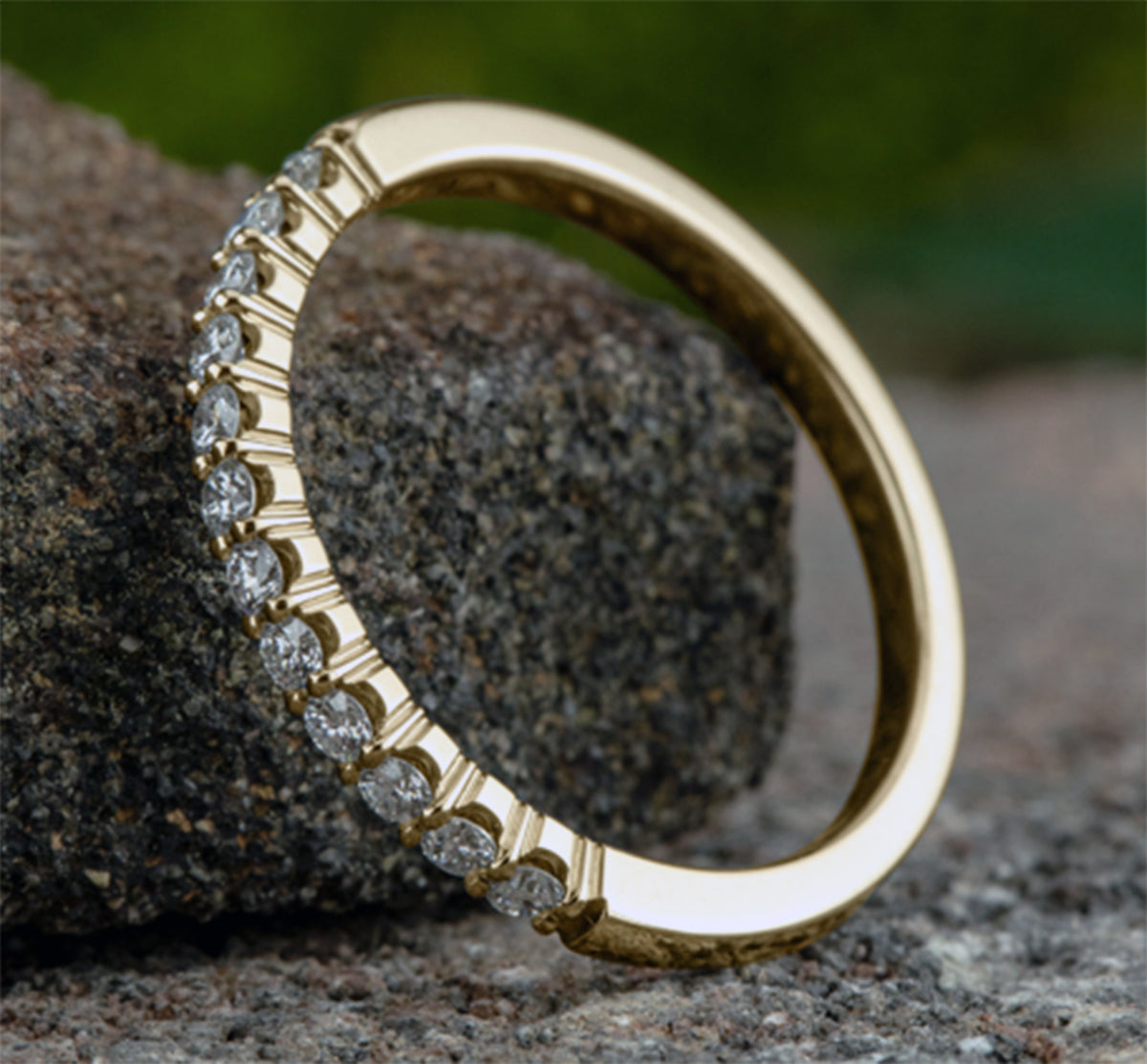 THE ZOE 2mm 14K Yellow Benchmark men's wedding band