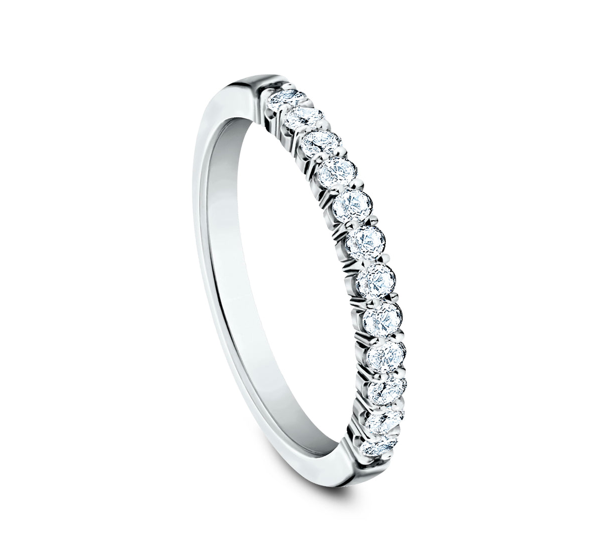 THE SIENNA 2mm 14K White Benchmark men's wedding band