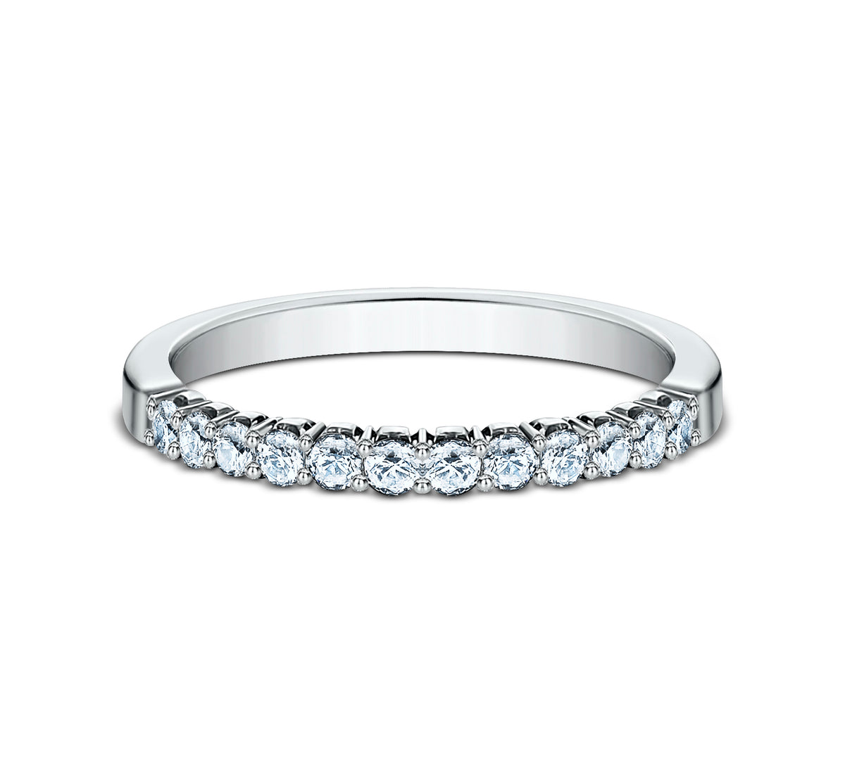 THE SIENNA 2mm 14K White Benchmark men's wedding band