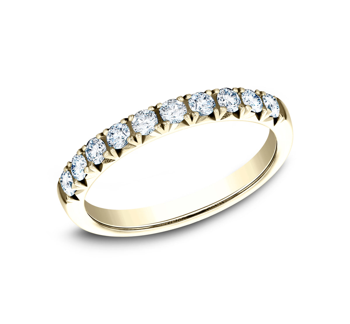 THE MAGGIE 2.5mm 14K Yellow Benchmark men's wedding band