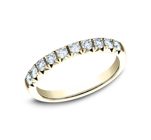 THE MAGGIE 2.5mm 14K Yellow Benchmark men's wedding band
