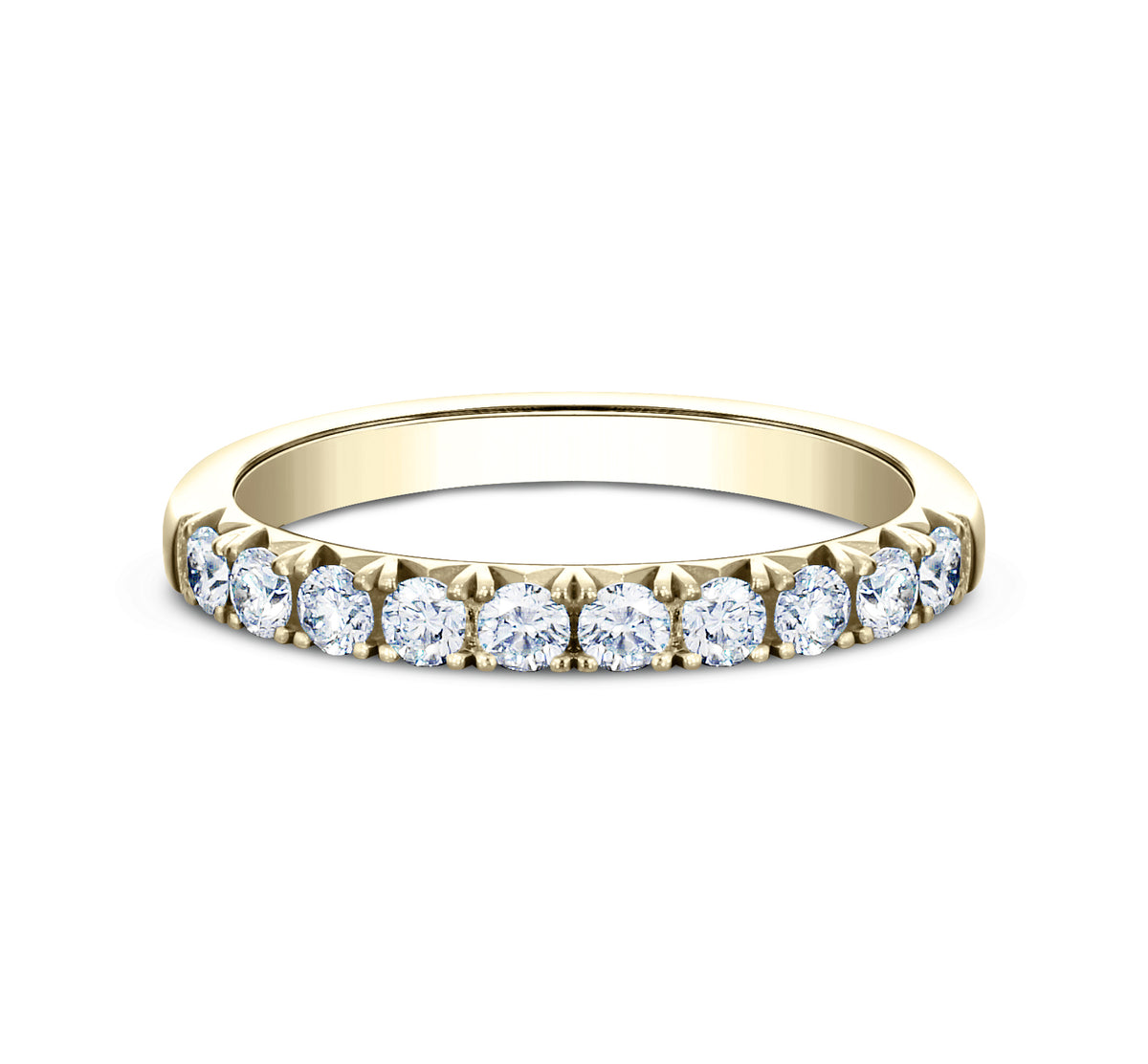 THE MAGGIE 2.5mm 14K Yellow Benchmark men's wedding band