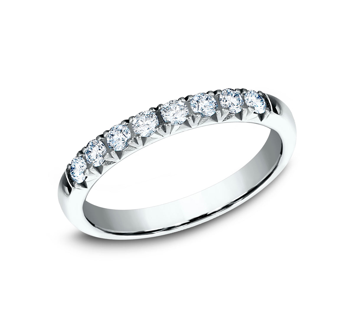 THE EFFIE 2.5mm 14K White Benchmark men's wedding band