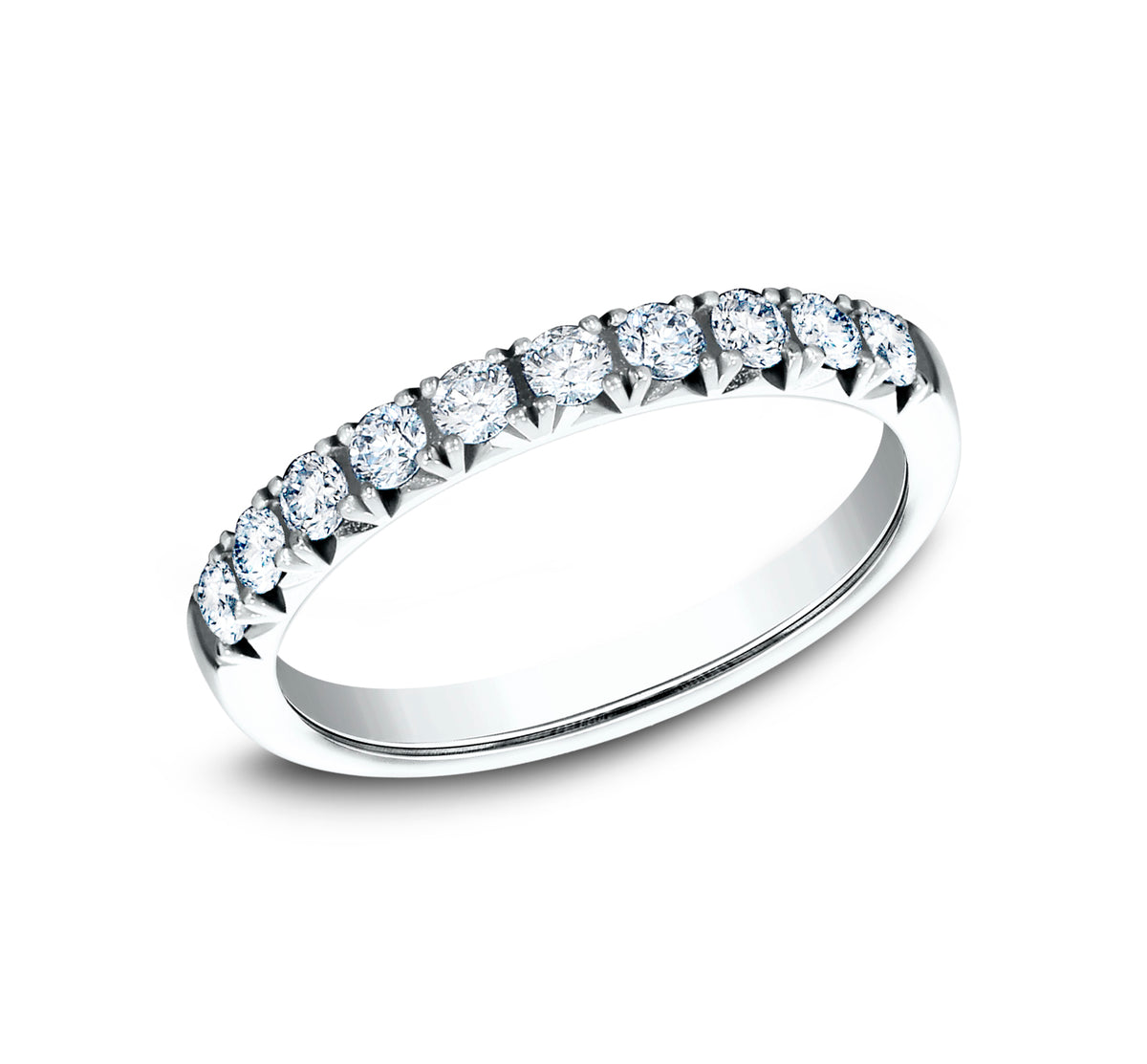 THE MIRANDA 2.5mm 14K White Benchmark men's wedding band
