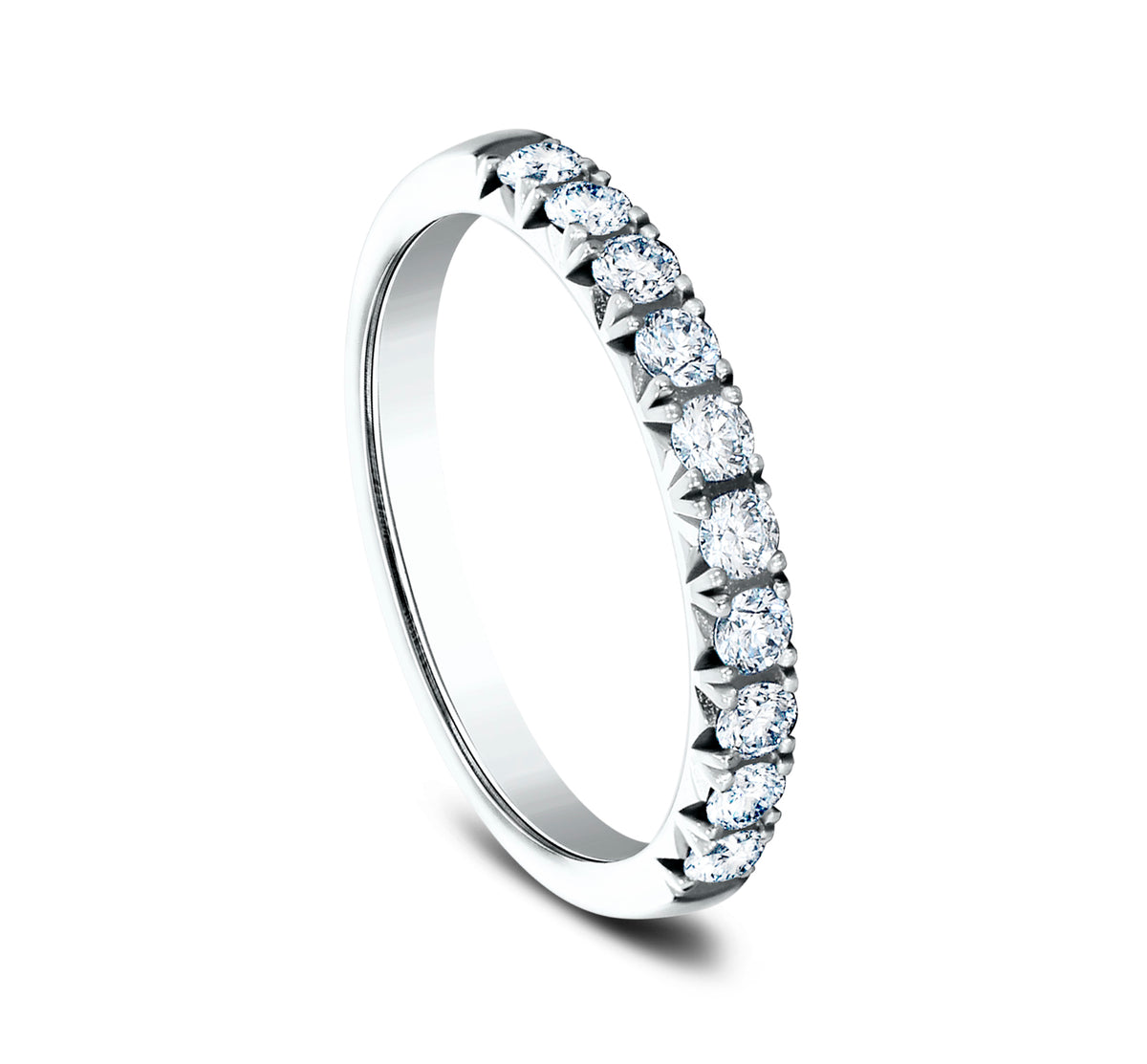 THE MIRANDA 2.5mm 14K White Benchmark men's wedding band
