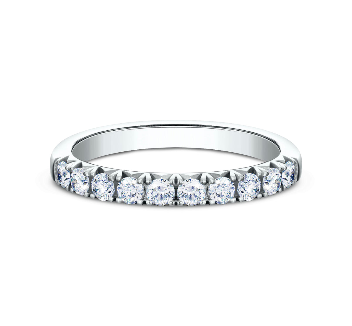 THE MIRANDA 2.5mm 14K White Benchmark men's wedding band