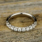 THE MIRANDA 2.5mm 14K White Benchmark men's wedding band