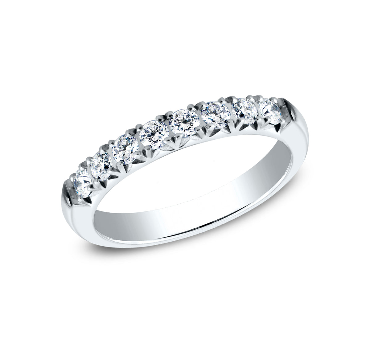 THE MIA 2.5mm 14K White Benchmark men's wedding band