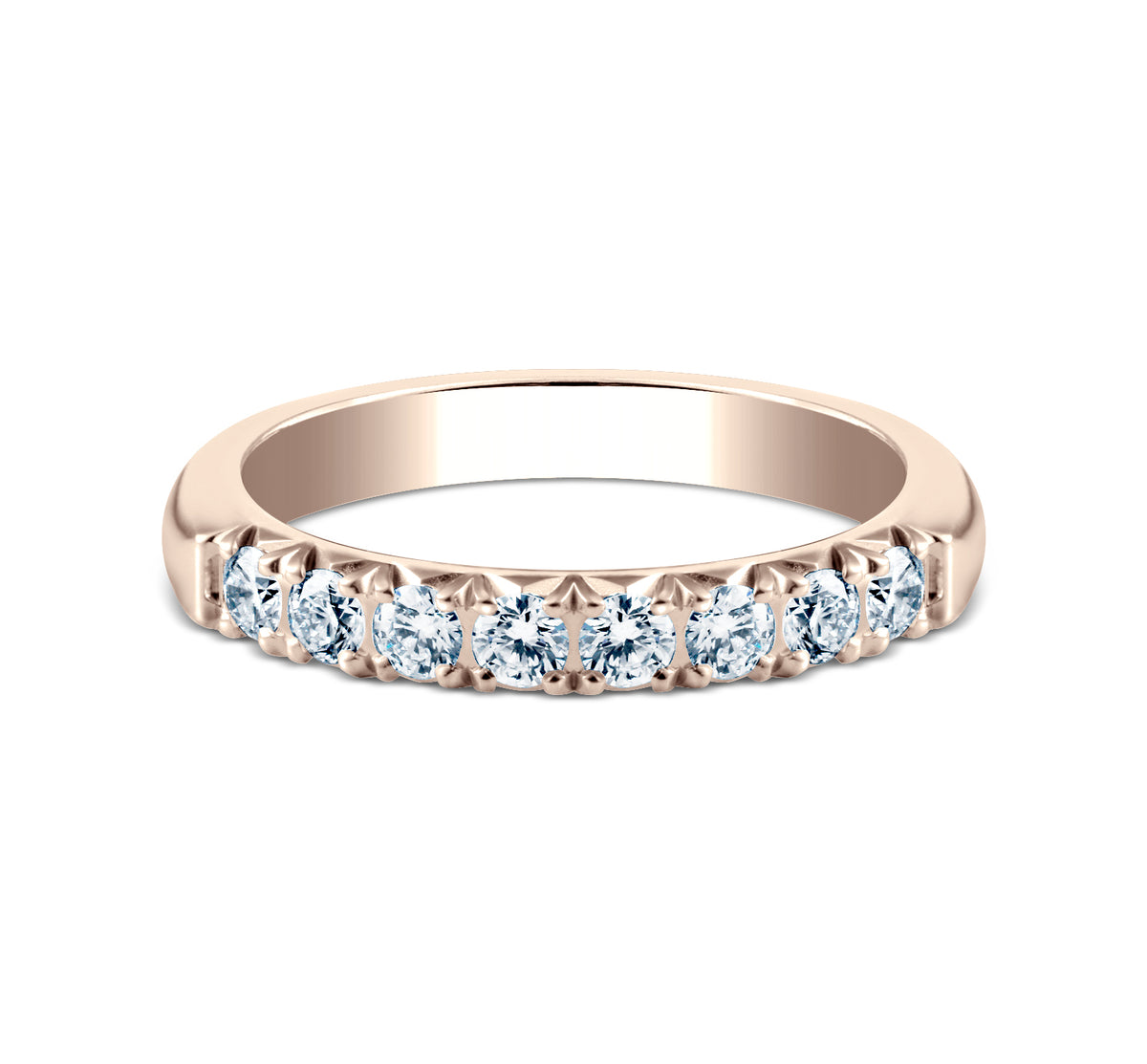 THE FARAH 2.5mm 14K Rose Benchmark men's wedding band