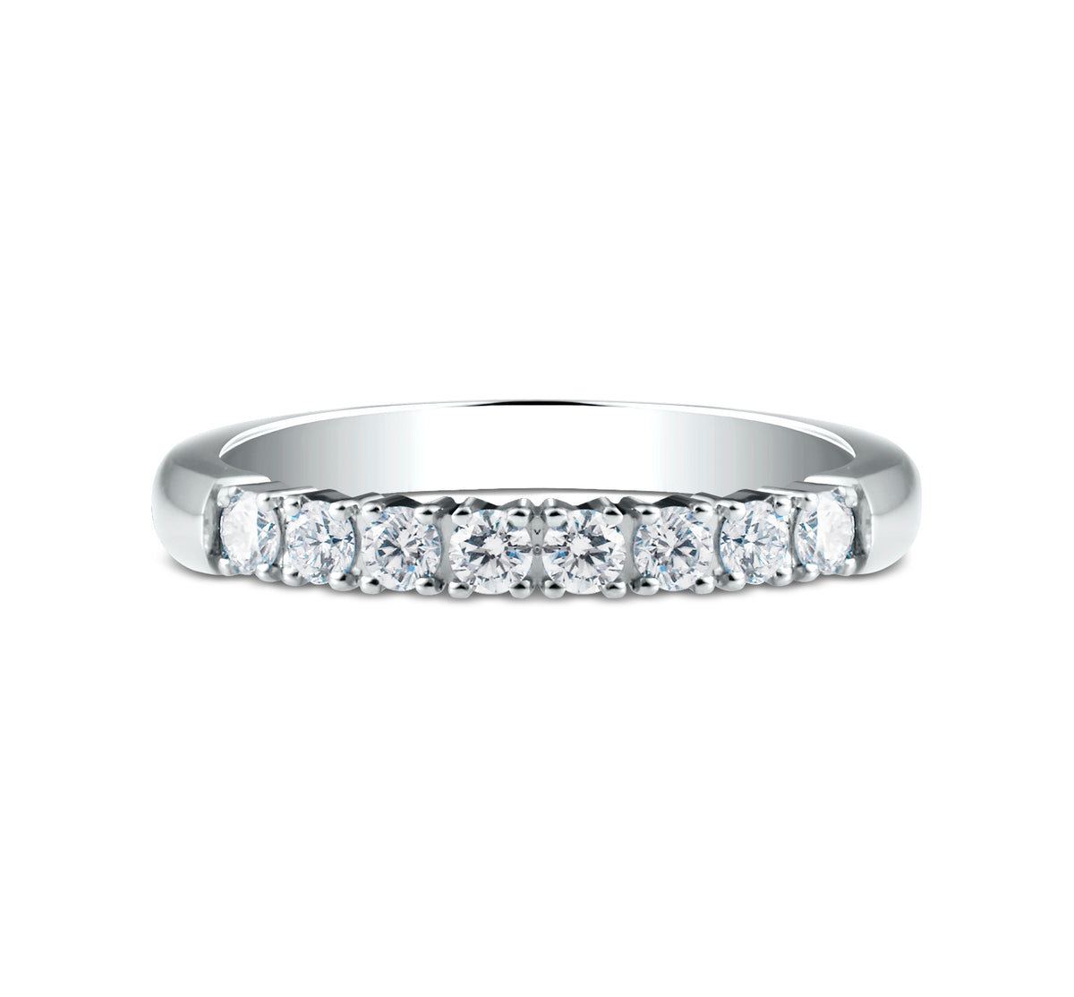 THE IDOL 2.5mm 14K White Benchmark men's wedding band
