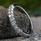 THE IDOL 2.5mm 14K White Benchmark men's wedding band