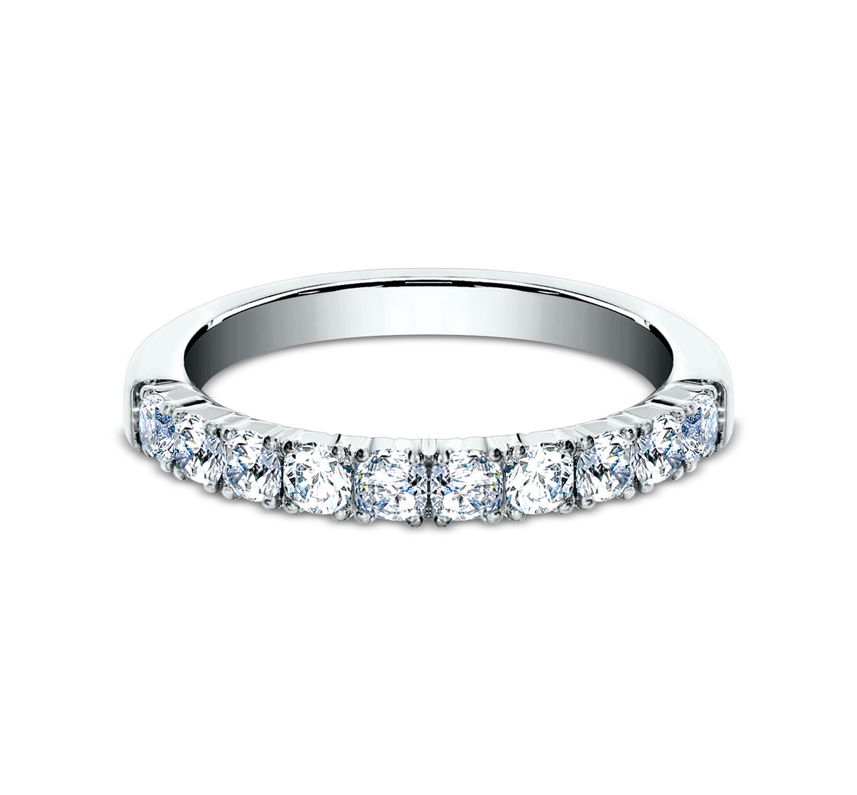 THE DINAH 2.5mm 14K White Benchmark men's wedding band