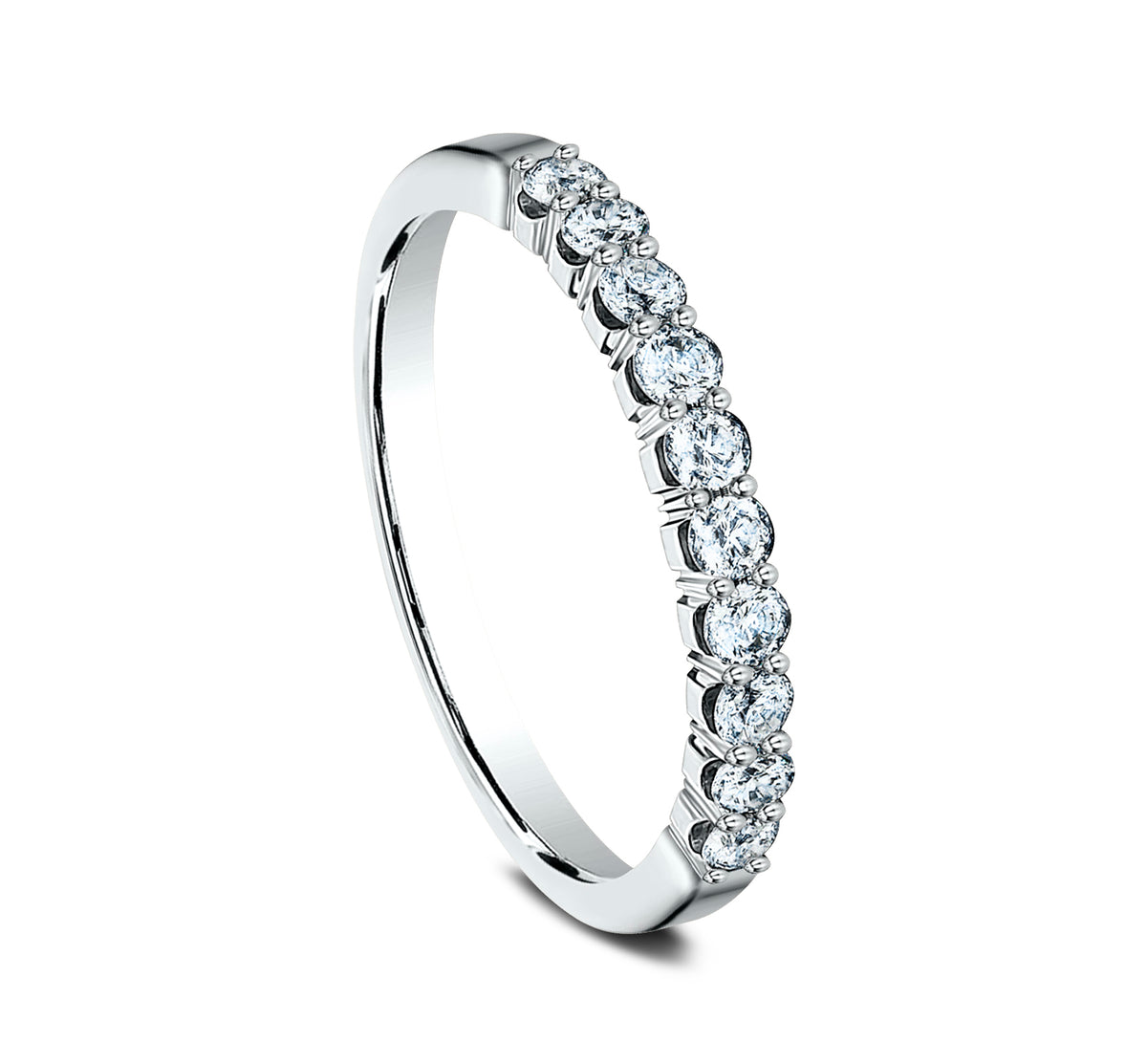 THE RACHEL 2.5mm 14K White Benchmark men's wedding band