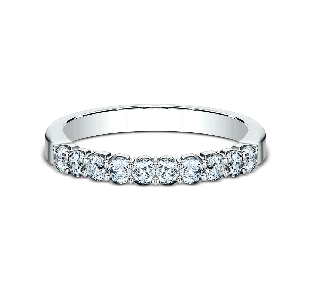 THE RACHEL 2.5mm 14K White Benchmark men's wedding band