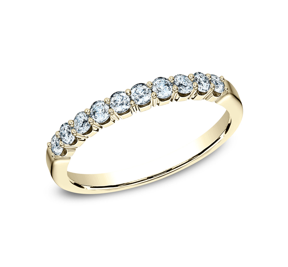 THE JENNIFER 2.5mm 14K Yellow Benchmark men's wedding band