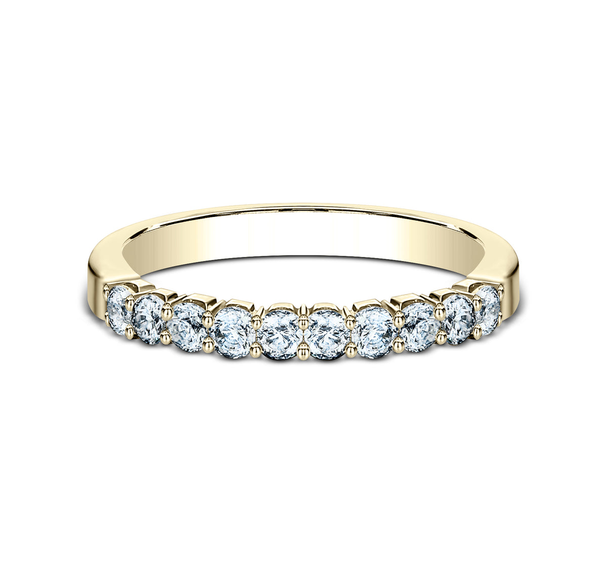THE JENNIFER 2.5mm 14K Yellow Benchmark men's wedding band