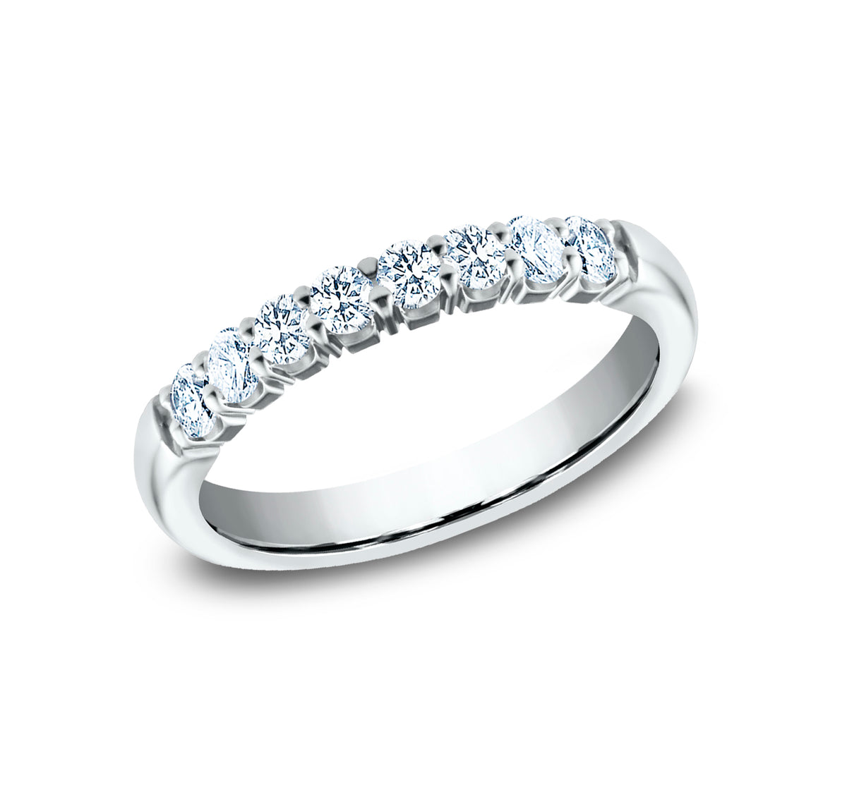 THE CARRIE 2.5mm 14K White Benchmark men's wedding band
