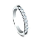 THE APRIL 2.5mm 14K White Benchmark men's wedding band
