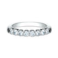 THE APRIL 2.5mm 14K White Benchmark men's wedding band
