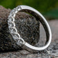 THE APRIL 2.5mm 14K White Benchmark men's wedding band
