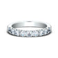 THE MEREDITH 3mm 14K White Benchmark men's wedding band