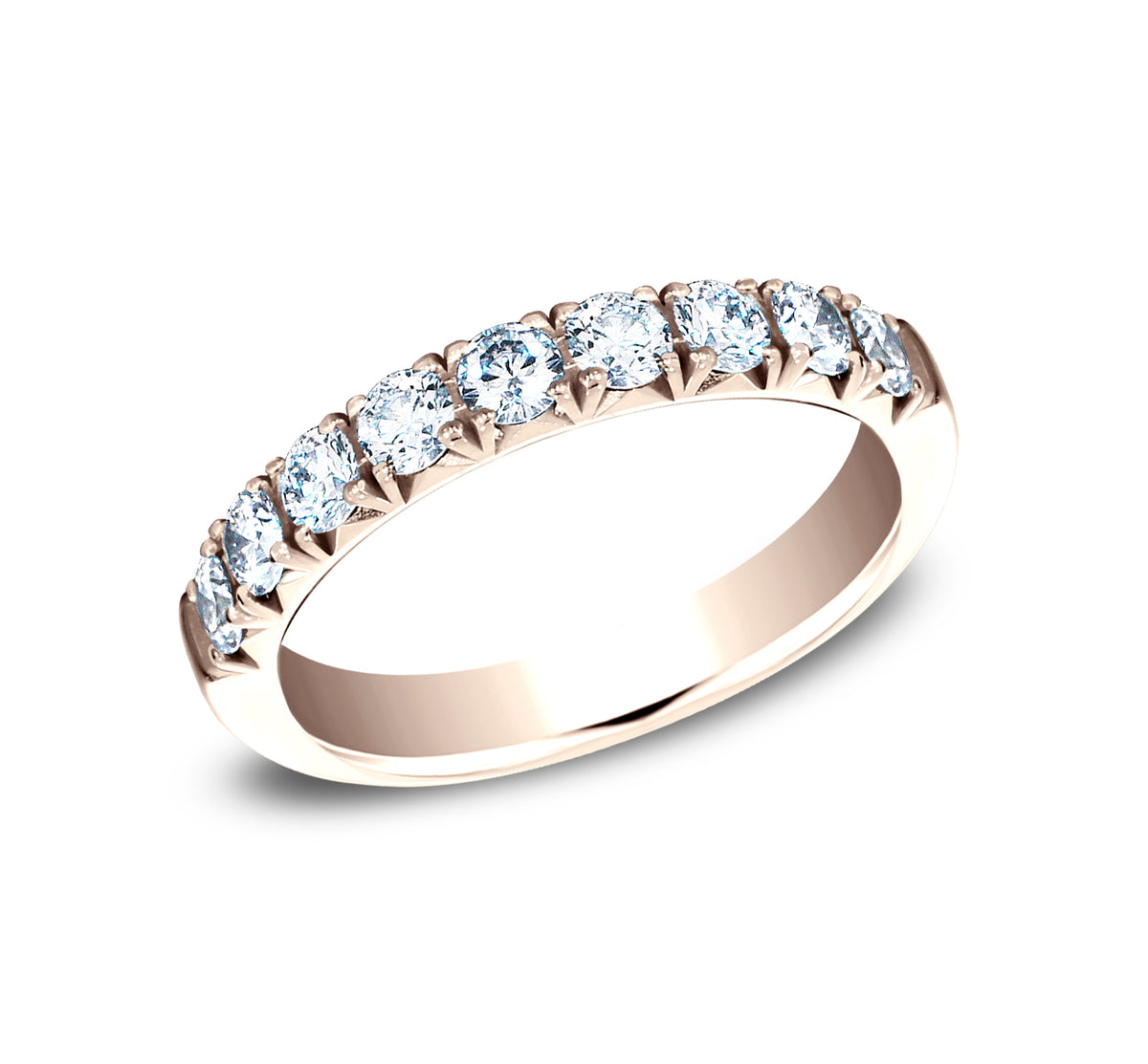 THE BLAIRE 3mm 14K Rose Benchmark men's wedding band