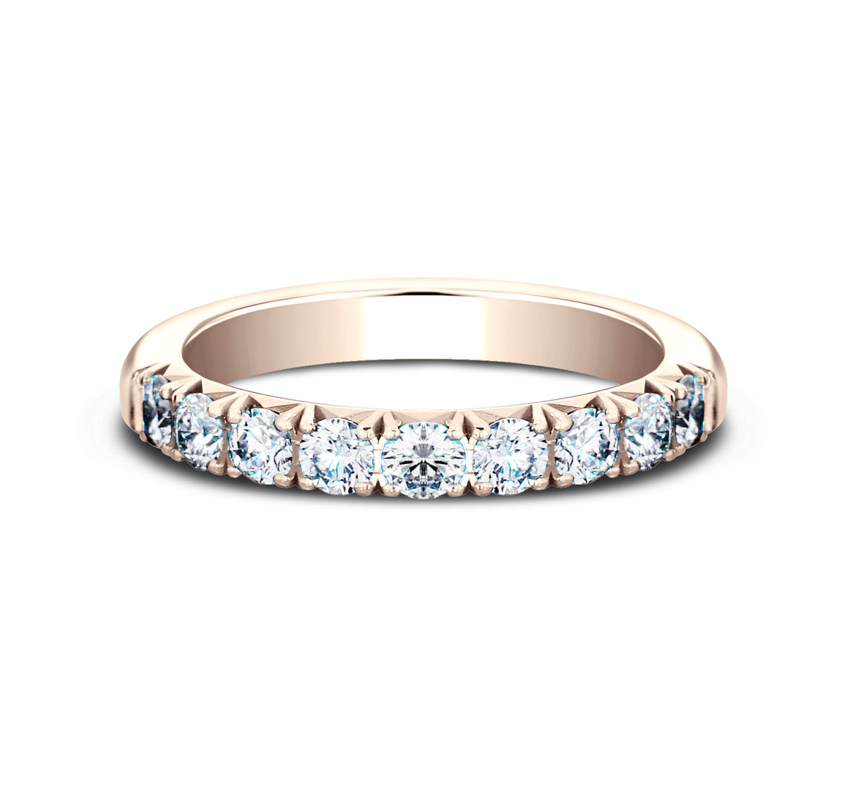 THE BLAIRE 3mm 14K Rose Benchmark men's wedding band