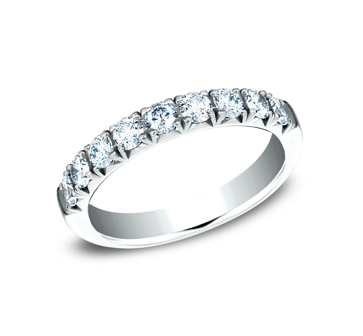 THE BLAIRE 3mm 14K White Benchmark men's wedding band