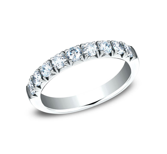 THE BLAIRE 3mm 14K White Benchmark men's wedding band