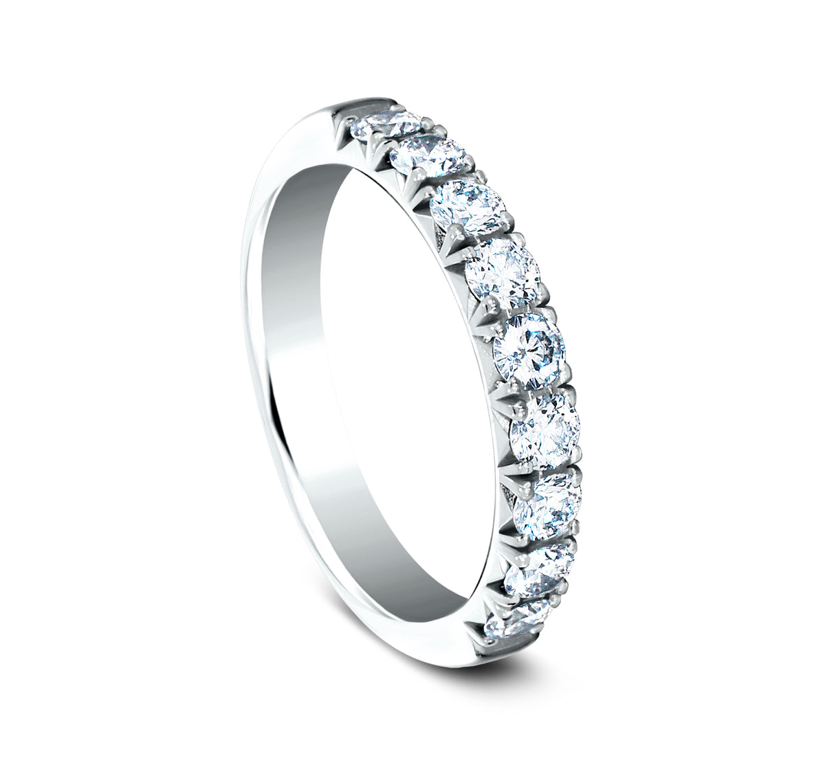 THE BLAIRE 3mm 14K White Benchmark men's wedding band