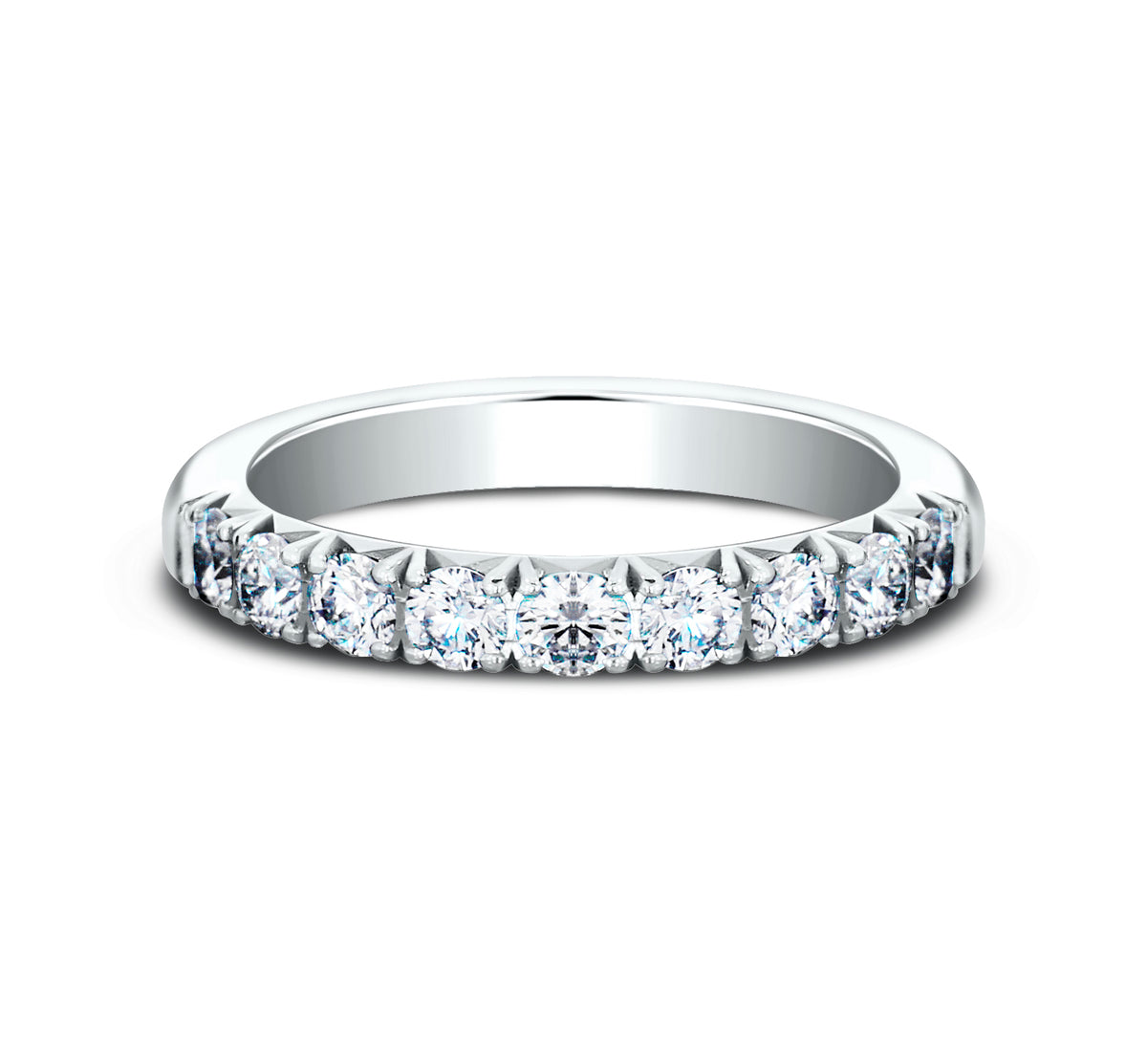 THE BLAIRE 3mm 14K White Benchmark men's wedding band