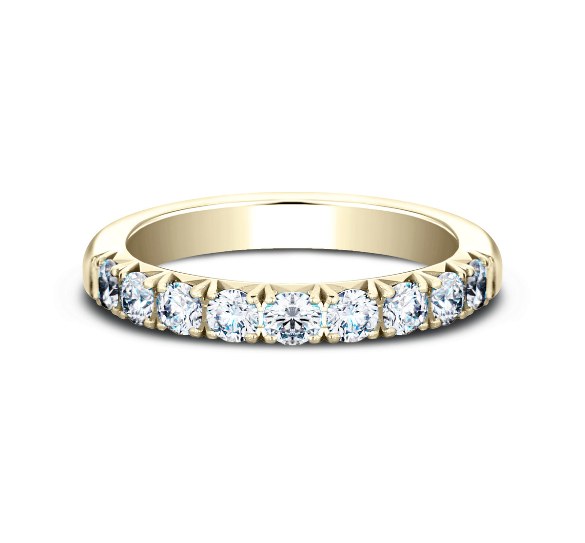 THE BLAIRE 3mm 14K Yellow Benchmark men's wedding band