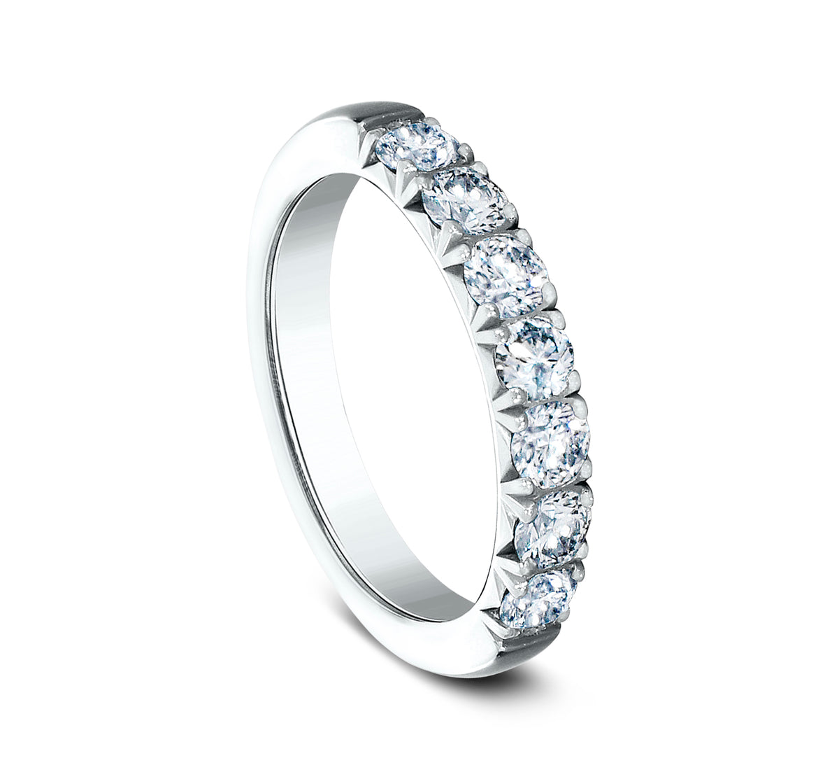 THE MINDY 3mm 14K White Benchmark men's wedding band