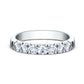 THE MINDY 3mm 14K White Benchmark men's wedding band