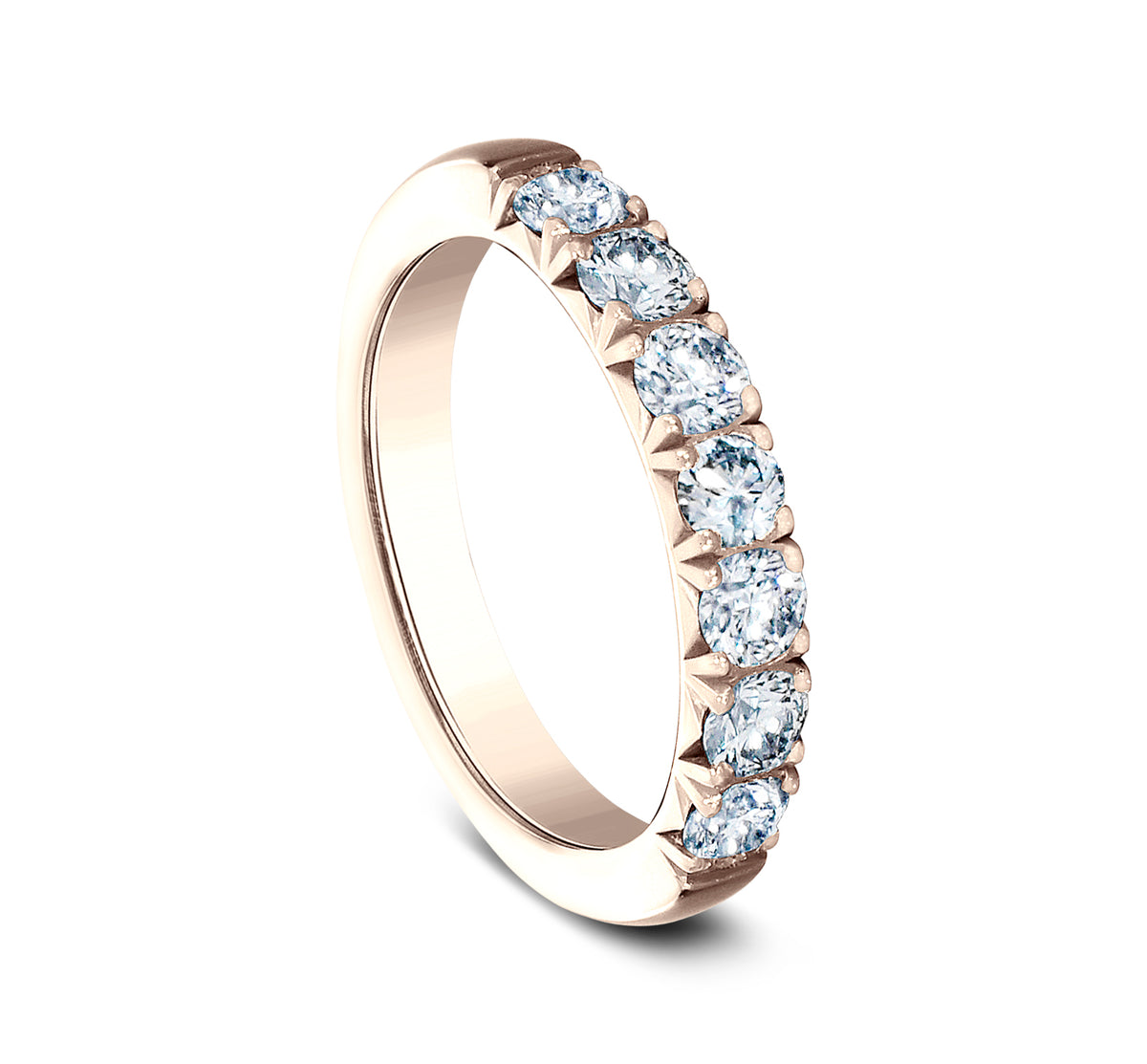 THE SHELLY 3mm 14K Rose Benchmark men's wedding band