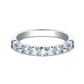 THE LORELAI 3mm 14K White Benchmark men's wedding band